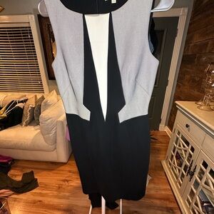 Gianni Bini Black, white & gray Dress size S